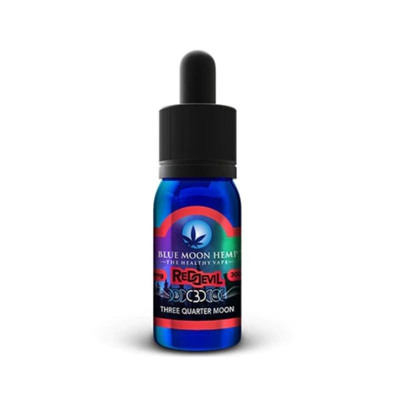 Blue Moon Hemp  RED DEVIL CBD THREE QUARTER MOON