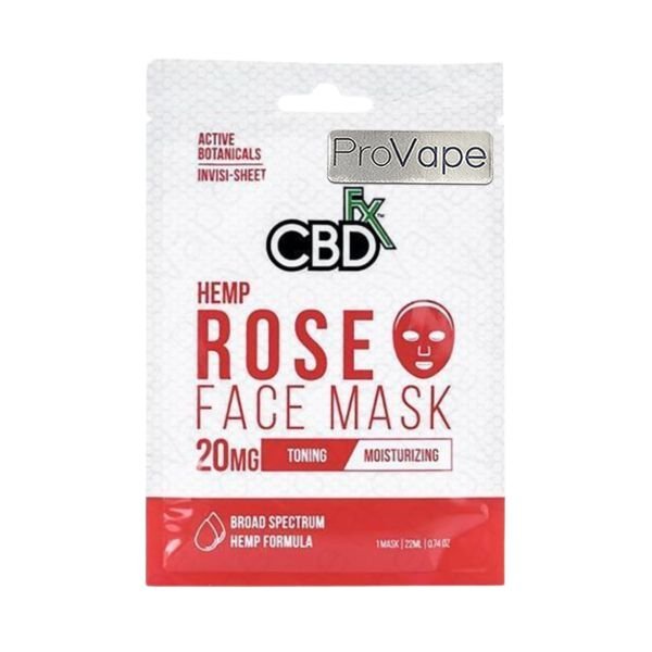 HEMP ROSE FACE MASK CBD FX