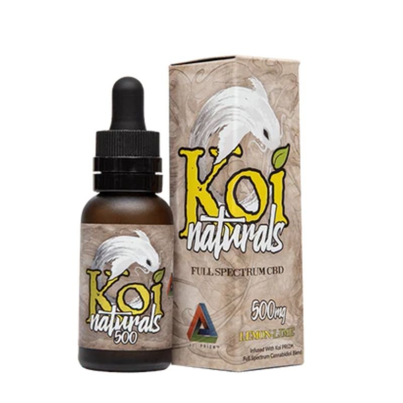 KOI CBD  KOI NATURALS - LEMON LIME CBD OIL TINCTURE