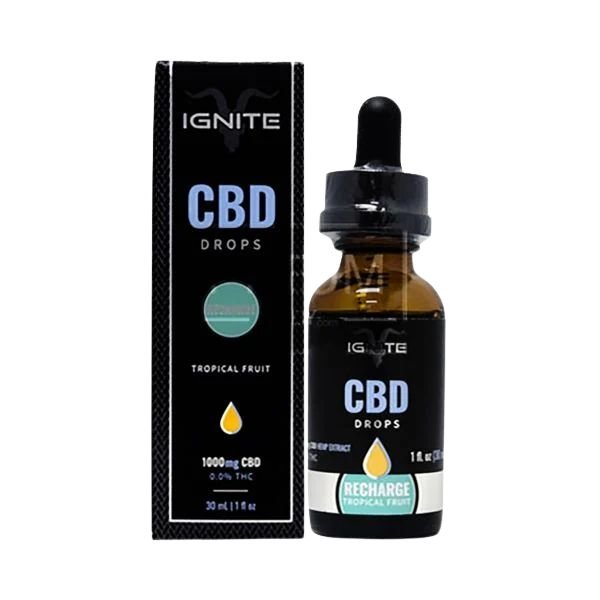 RECHARGE TROPICAL FRUIT CBD DROPS IGNITE