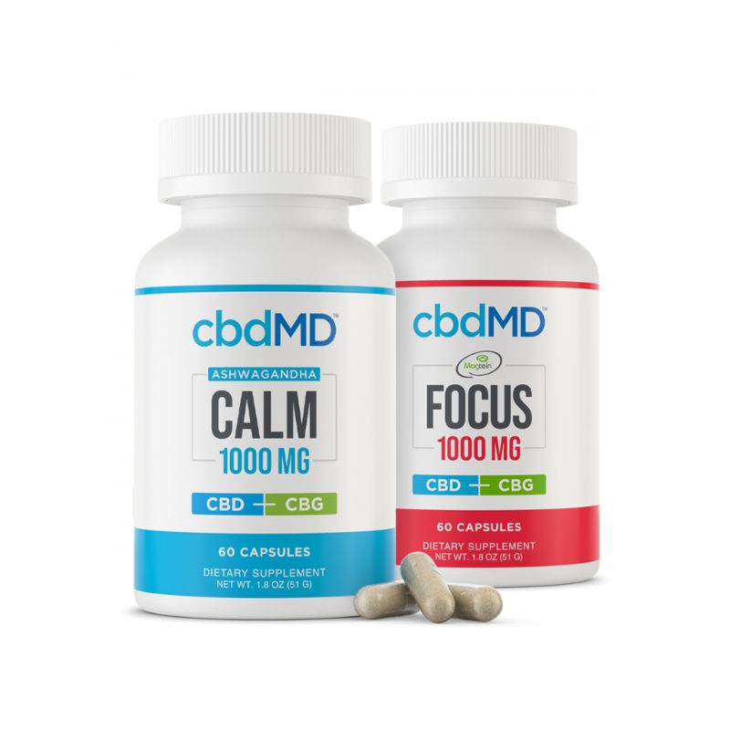 CBD Focus and Calming Capsules