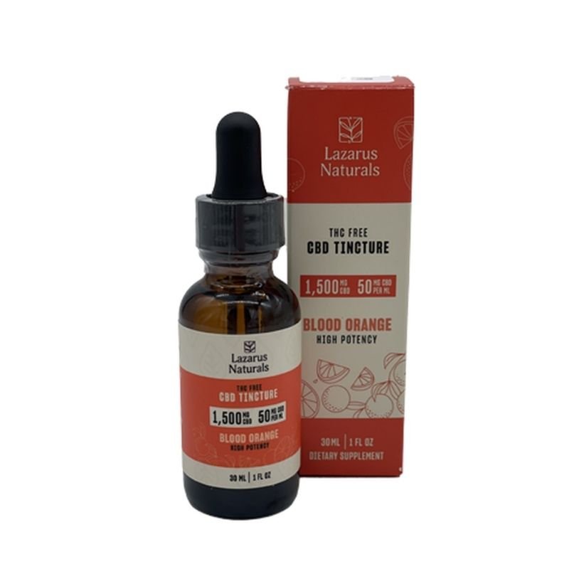 Lazarus Naturals CBD Oil Blood - Orange