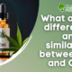 What are the differences and similarities between CBD and CBG