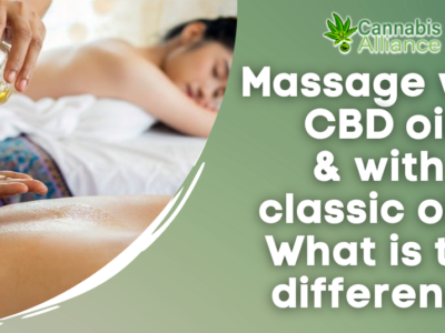 Massage with CBD oil and with classic oils: What is the difference
