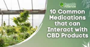 10 common medications that can interact with CBD products