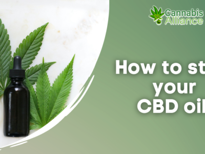 How to store your CBD oil