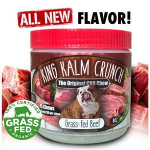 KING KALM Crunch CBD treats - Grass Fed Beef